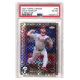 2025 Topps Chrome Zack Wheeler X-Fractor PSA 6