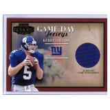2001 Playoff Game Day Jersey Card, Kerry Collins