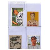 Four Vintage Baseball Cards