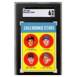1963 Topps #544 Rookie Stars Graded SGC 6