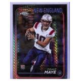 2024 Topps Chrome Drake Maye Rookie Card