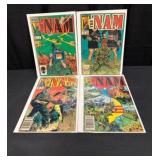 Four Marvel The Nam' Comic Books