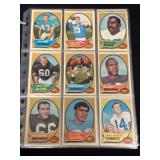 (45) NFL Football Trading Cards in Binder Sheets