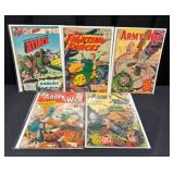 5 Vintage War-Themed Comic Books