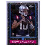 2024 Topps Chrome Drake Maye RC Refractor Laser
