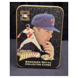 Nolan Ryan Embossed Metal Collector Cards Set