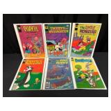 Six Whitman Comic Books