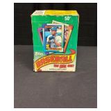 1990 Topps Baseball Cards Wax Pack Box