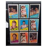 (9) Vintage NBA Trading Cards