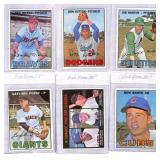 6 1967 Topps Baseball Cards