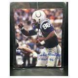 Signed John Mackey Colts Photo with JSA COA