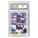 1983 Topps Rickey Henderson Highlight Card, Mint 9