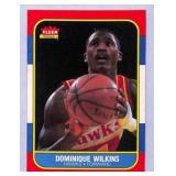 1986 Fleer Dominique Wilkins Rookie