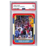 1986 Fleer Akeem Olajuwon #82 Graded PSA 7