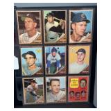 (19) 1962 Topps Baseball Cards
