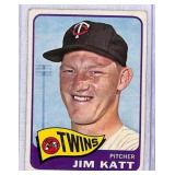 1965 Topps Jim Kaat Baseball Card #62