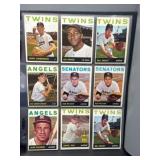 (83) 1964 Topps Baseball Cards