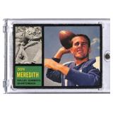 1962 Don Meredith Football Card (#39)