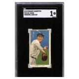 1910 T206 Hal Chase Throwing Dark Cap Card