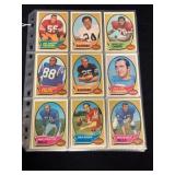1970 Topps Football Card Lot