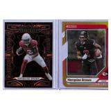 (2) Marquise Brown Football Cards