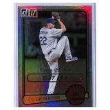 2017 Donruss Clayton Kershaw Baseball Card
