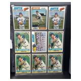 (40) Vintage Baseball Trading Cards