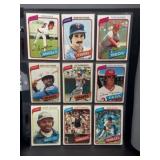 (96) Mixed 1980s Baseball Trading Cards
