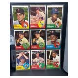 (45) 1963 Topps Baseball Cards