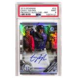 2019 Bowman Chrome Casey Golden Auto PSA 9