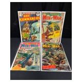 Four Mid-Century War Comic Books