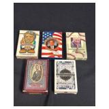 Five Political-Themed Playing Card Decks