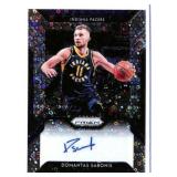 2018-19 Panini Prizm Domantas Sabonis Auto