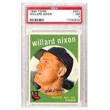 1959 Topps Willard Nixon #361 Graded PSA 7