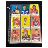 (27) Vintage NFL Football Trading Cards Collection