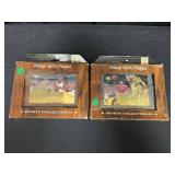 (2) Winning Sports Plaques COA