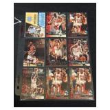 (9) Michael Jordan Basketball Cards in Sleeve
