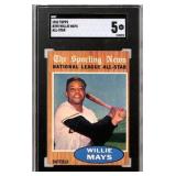1962 Topps Willie Mays #395 SGC 5 EX