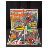 (4) 1980s - 1990s Spider-Man Comic Books