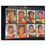(16) 1953 Topps Baseball Cards