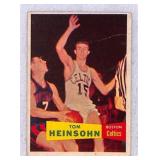 1957 Topps Tom Heinsohn Rookie