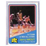 1971-72 Topps Jerry West Basketball Card