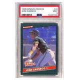 1986 Donruss Rookies Jose Canseco RC PSA 9