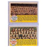 1958 Topps Baseball Team Cards and Checklists