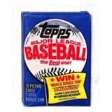 1983 Topps Baseball Wax Pack
