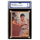 1962 Topps #70 Harmon Killebrew Graded ISA 3