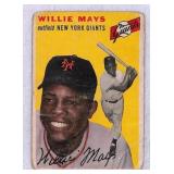 1954 Topps Willie Mays Baseball Card