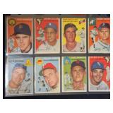 (17) 1954 Topps Baseball Cards
