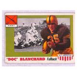 1955 Topps All-American Doc Blanchard Card
