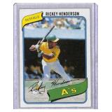 1980 Topps Rickey Henderson Baseball Card